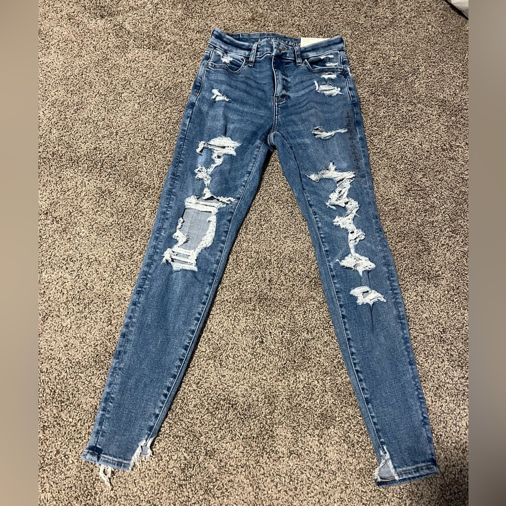 American Eagle Curvy Stretch Skinny Jeans